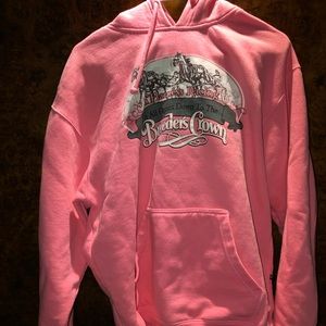 Oversized coral men hoodie